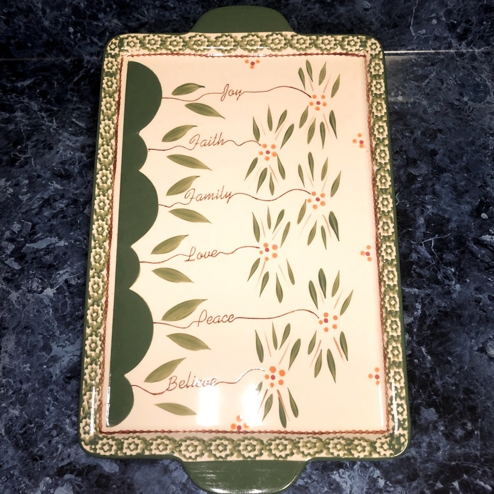 Temptations Old World Bake and Serve Tray